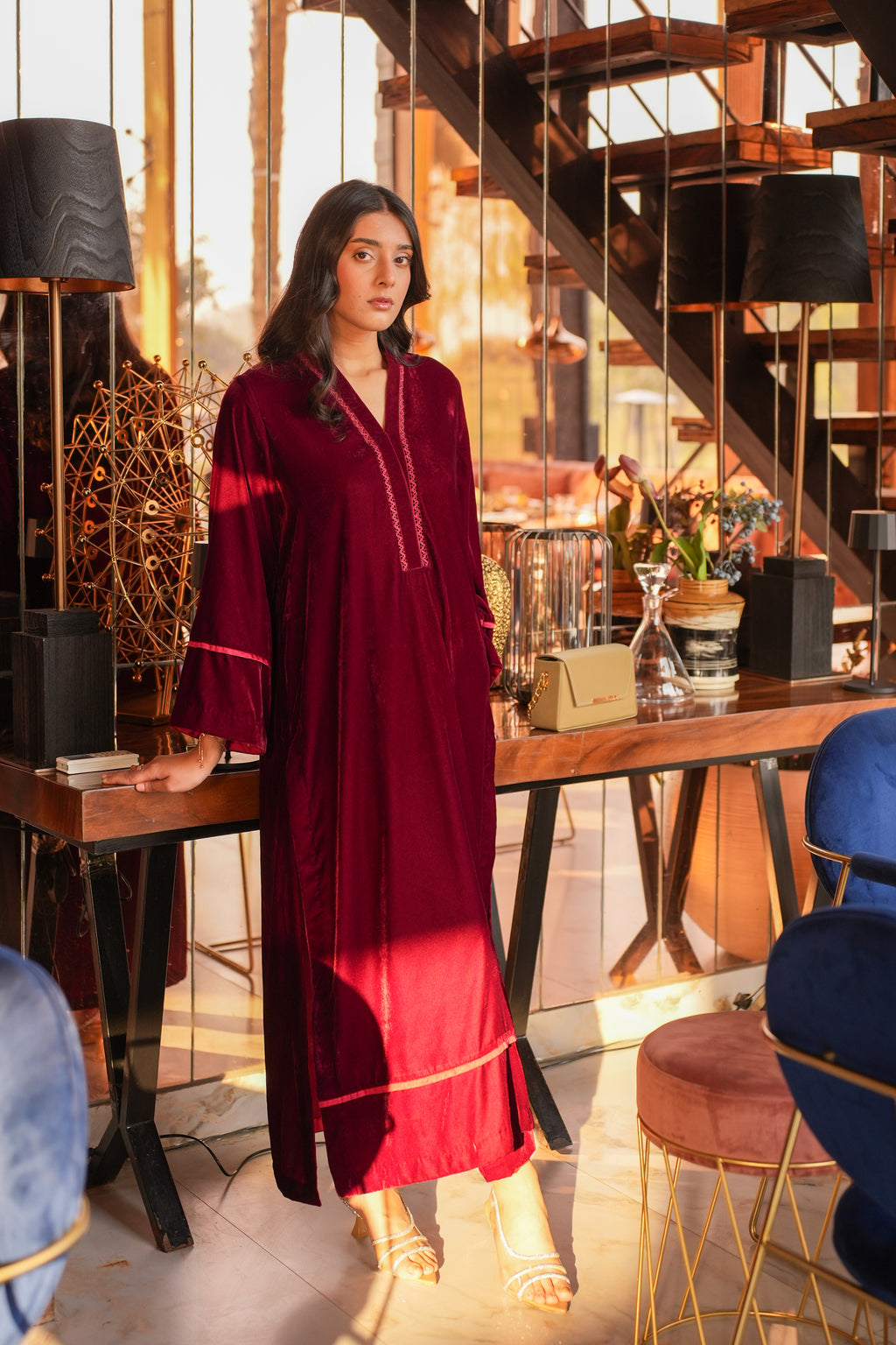 Claret Glow Set